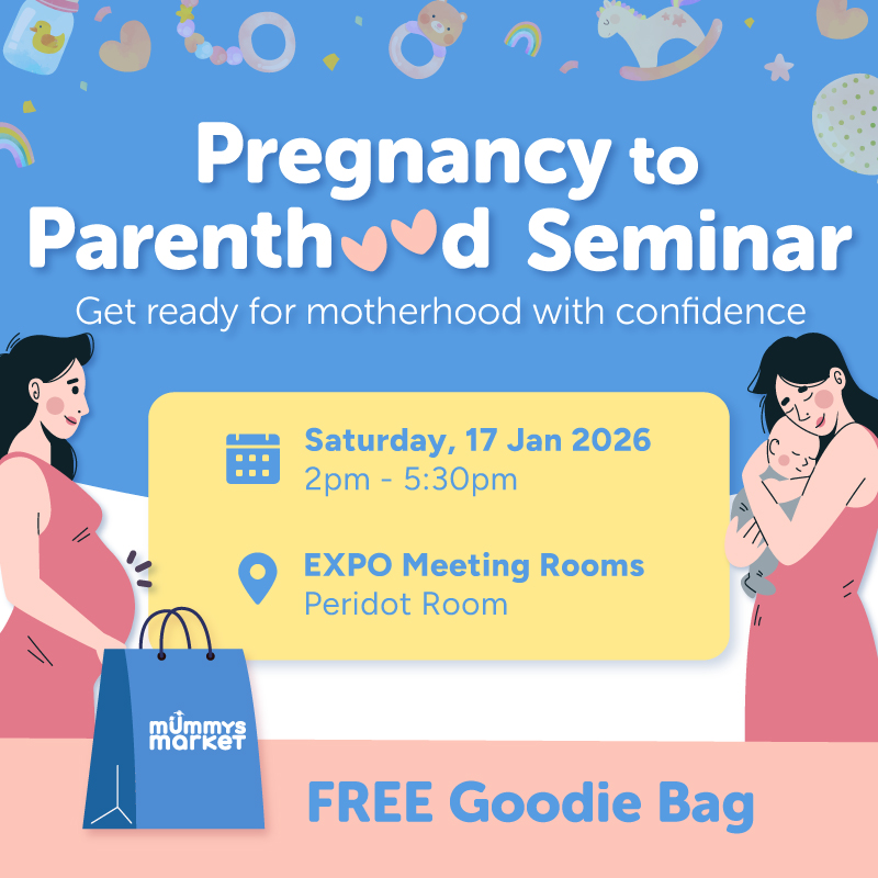 Mummys Market Pregnancy to Parenthood Seminar Ticket + $150 worth Goodie Bag