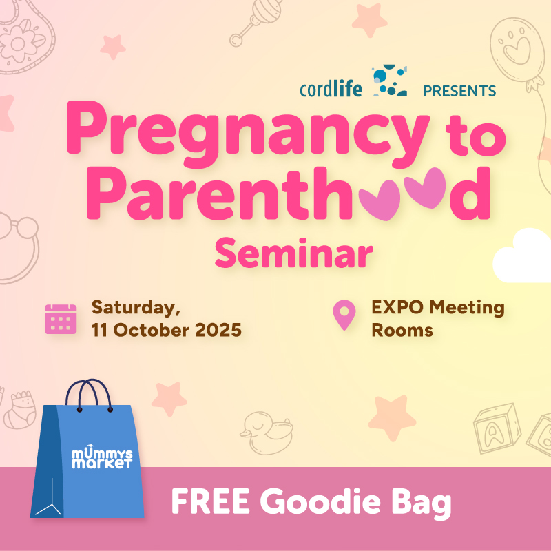 Mummys Market Pregnancy to Parenthood Seminar Ticket + $150 worth Goodie Bag