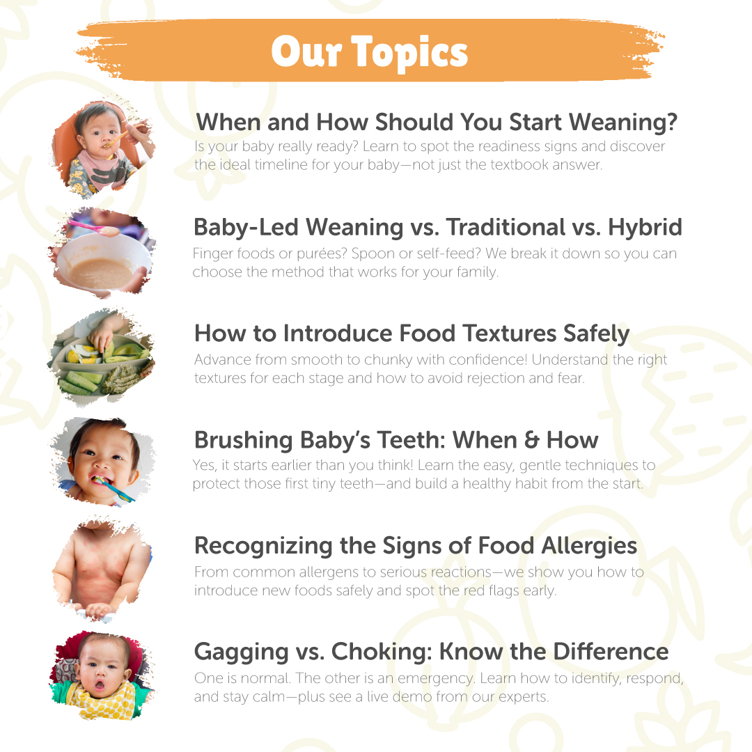 Mummys Market Weaning Workshop