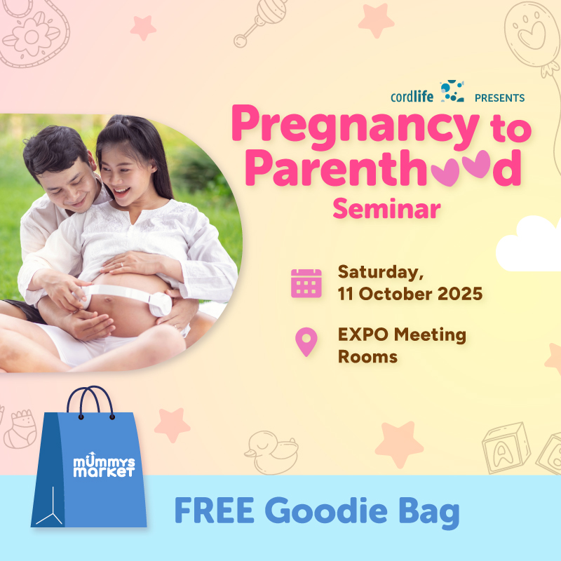 Mummys Market Pregnancy to Parenthood Seminar Ticket + $150 worth Goodie Bag