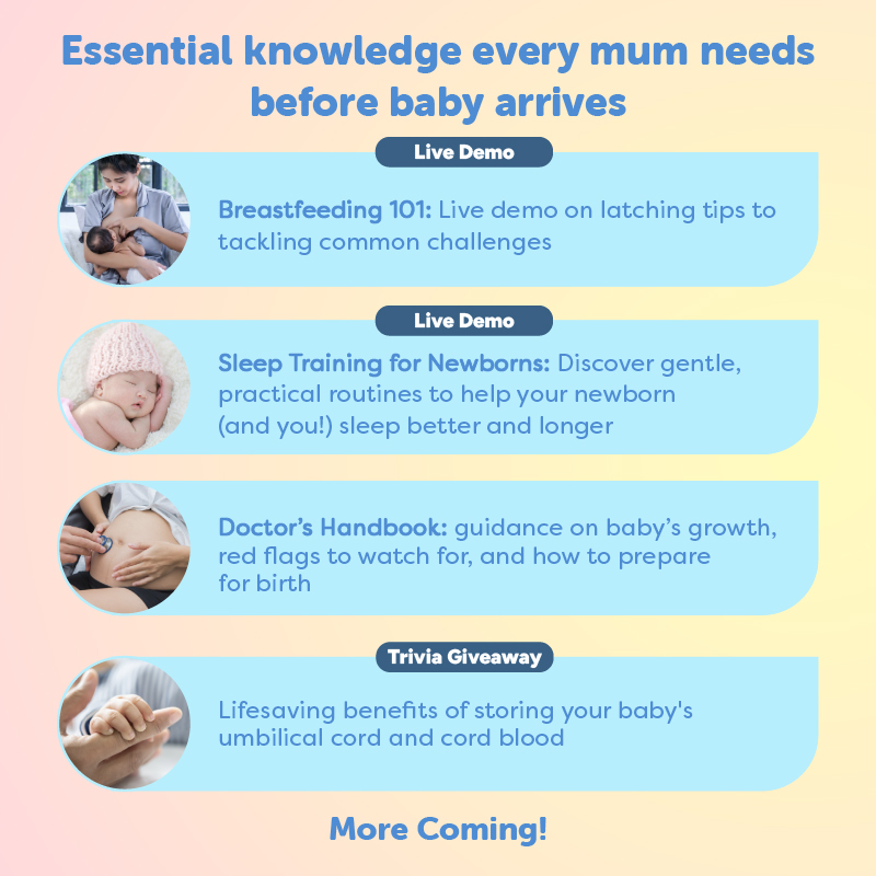 Mummys Market Pregnancy to Parenthood Seminar Ticket + $150 worth Goodie Bag