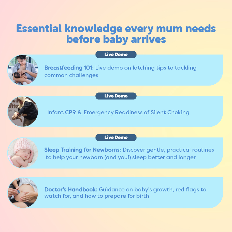 Mummys Market Pregnancy to Parenthood Seminar Ticket + $150 worth Goodie Bag