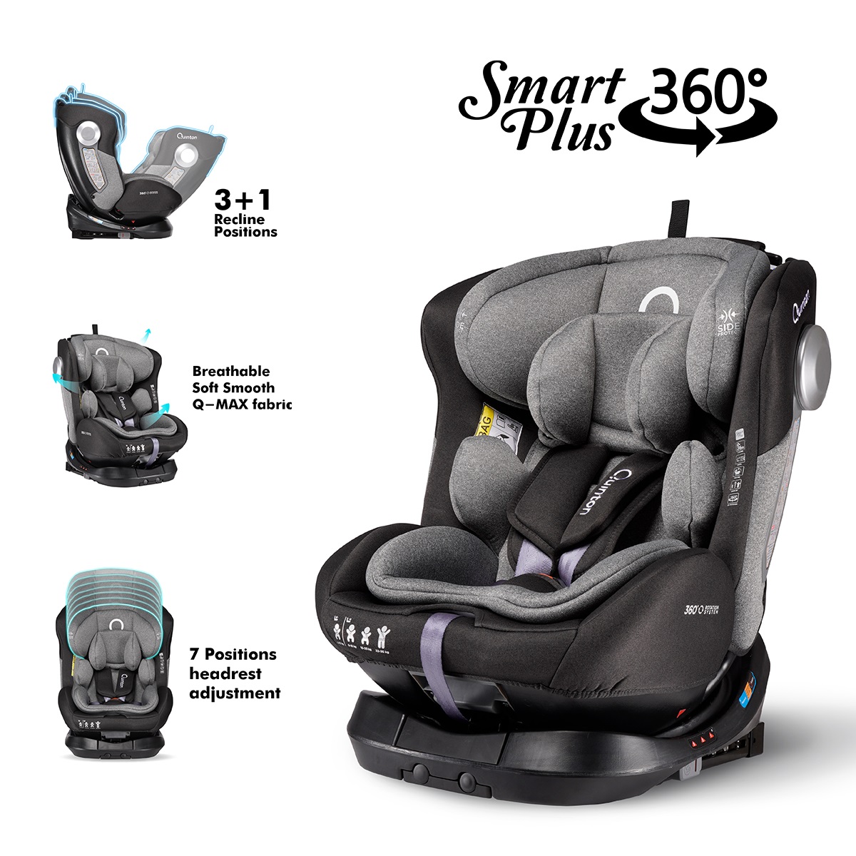 Quinton Smart Plus 360 Safety Car Seat