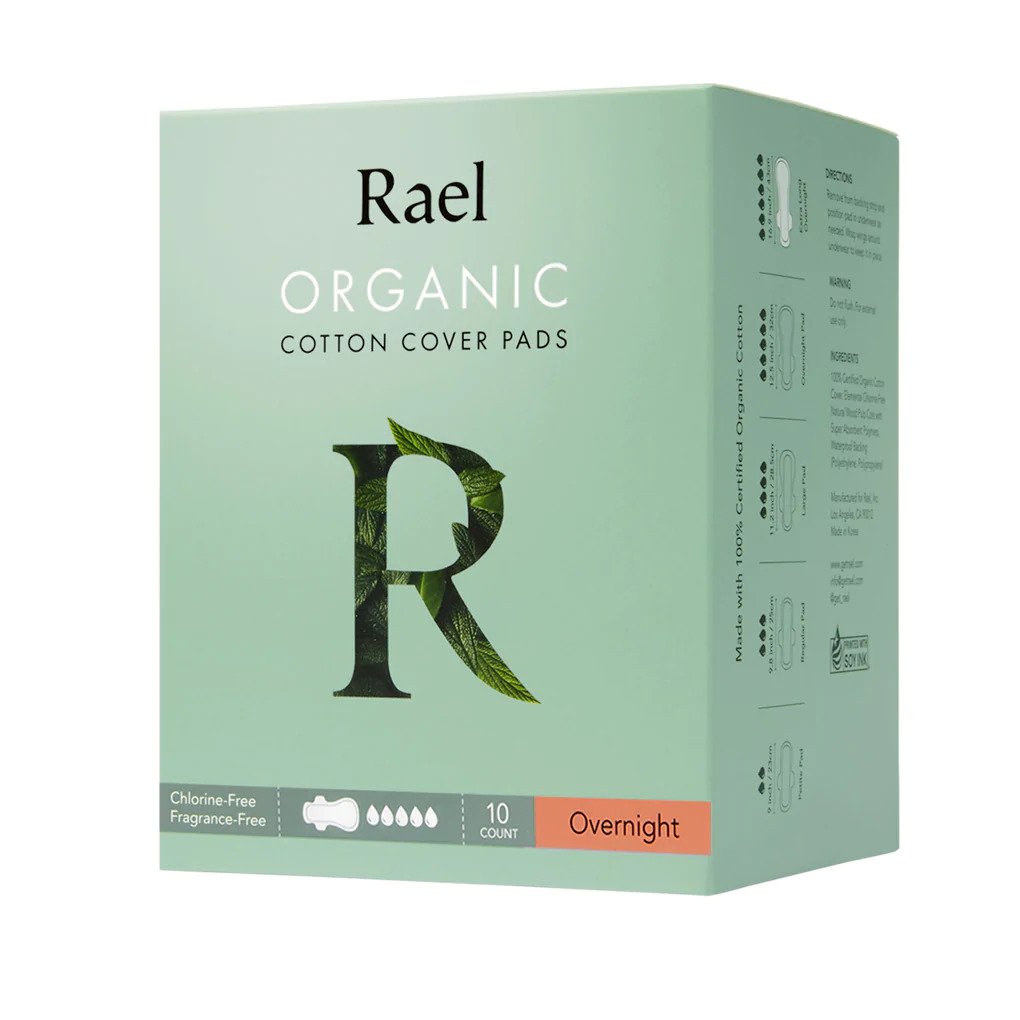Rael Organic Overnight Pads 10s