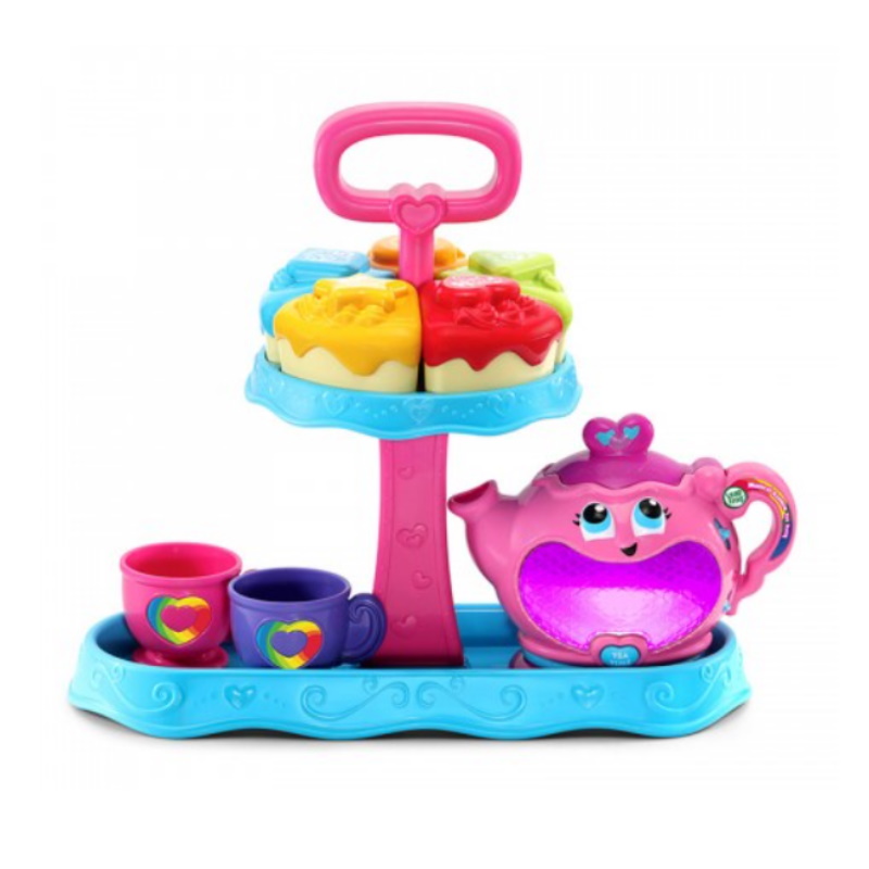 LeapFrog New Musical Rainbow Tea Party (With Cake Stand)