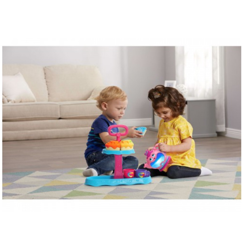 LeapFrog New Musical Rainbow Tea Party (With Cake Stand)