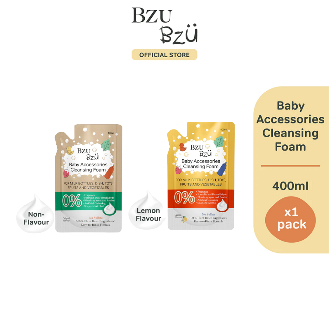 Bzu Bzu Baby Accessories Cleansing Foam Refill Pack 400ml - Assorted
