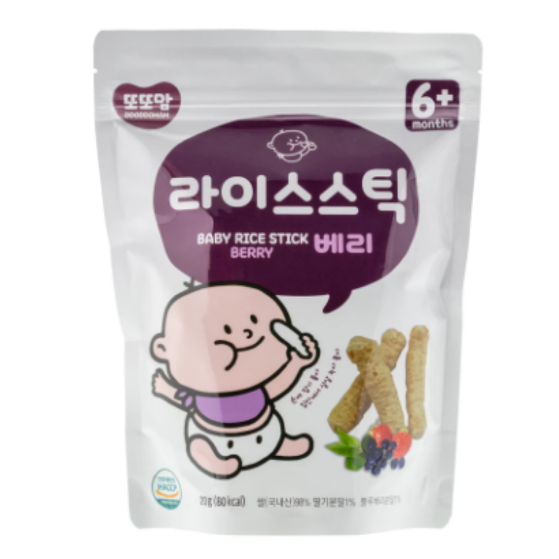 [Bundle] DDODDOMAM Baby Berry Rice Stick 20g