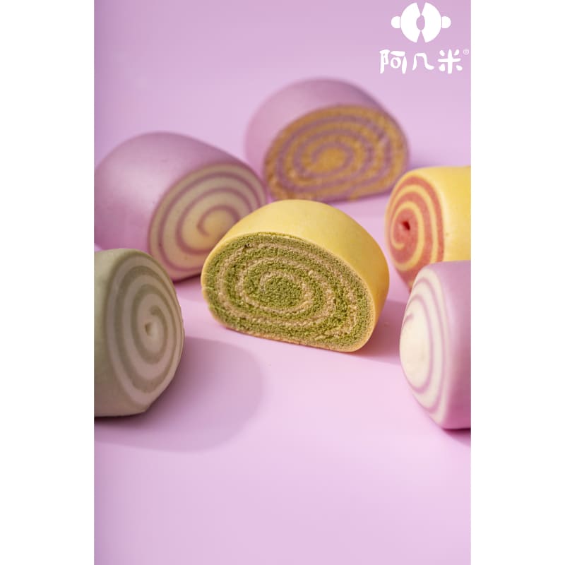 ADJMI Assorted Roll Bun - Bundle of 4