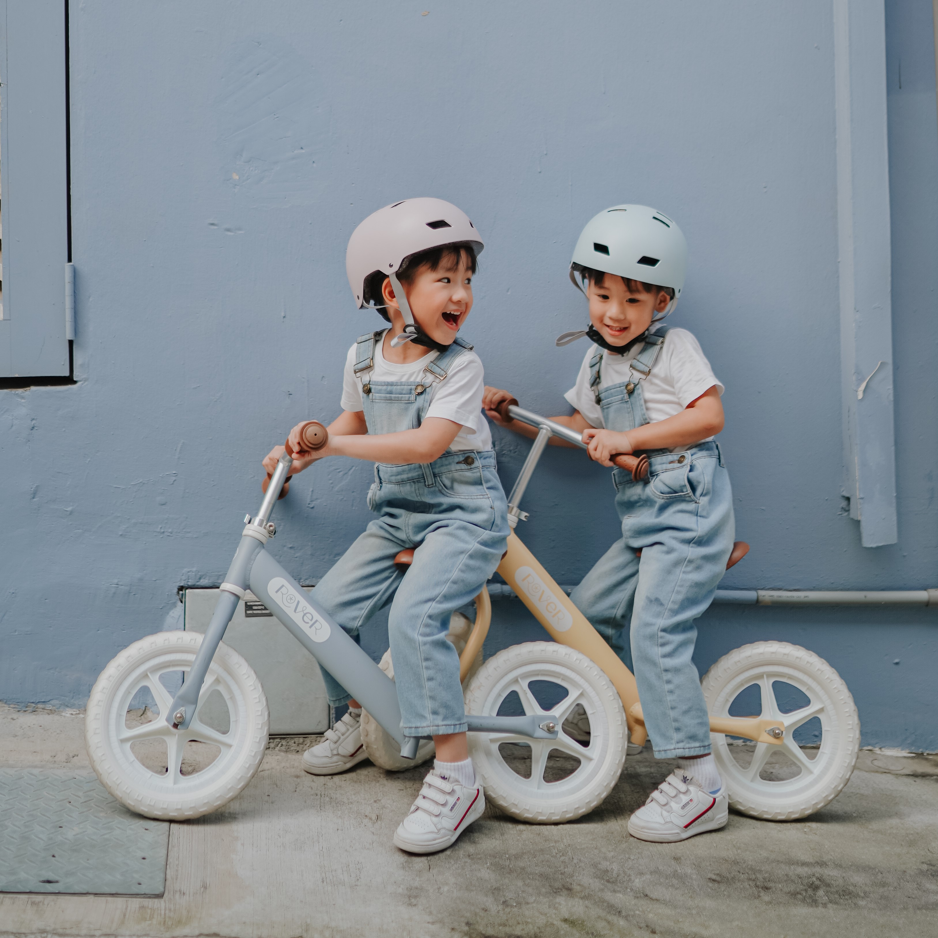 Milk Tea Rover Bikes Balance Bike + Helmet (Available in assorted Sizes & Colours)