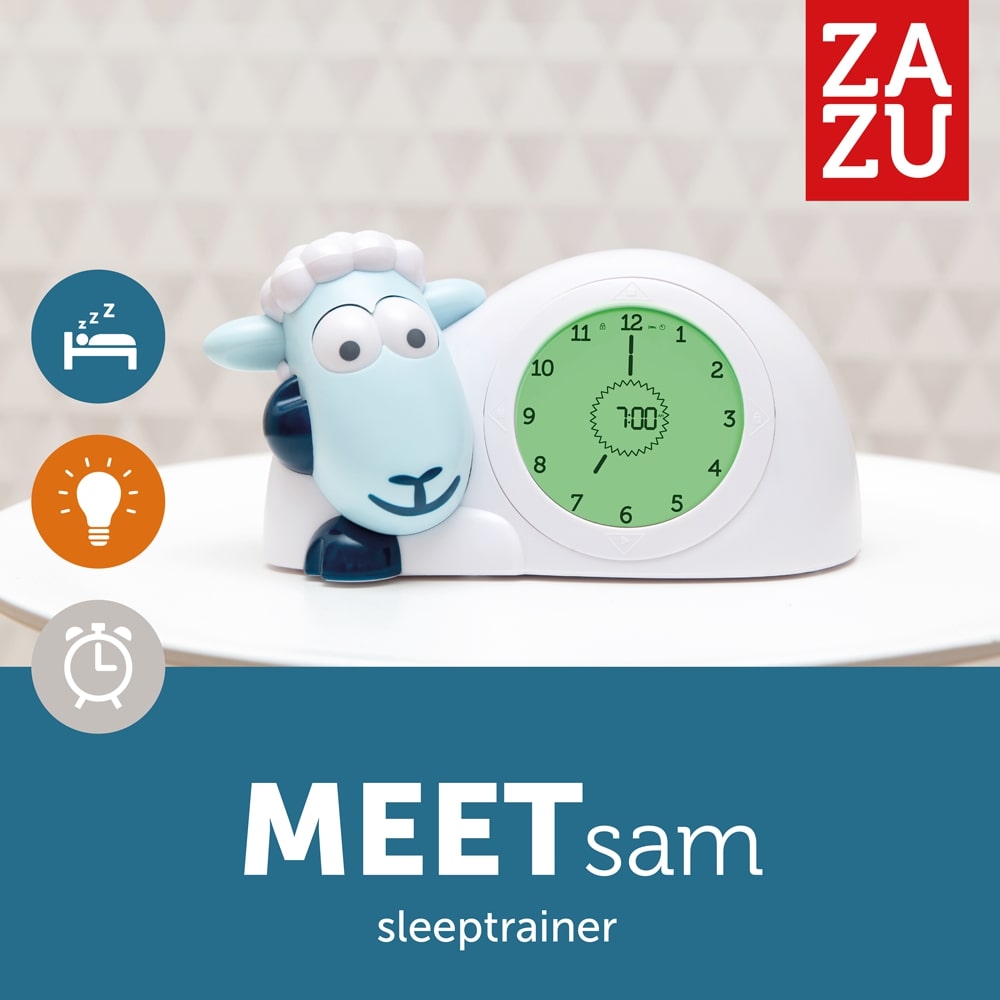 Zazu Sleeptrainer with Nightlight, Sam the Sheep