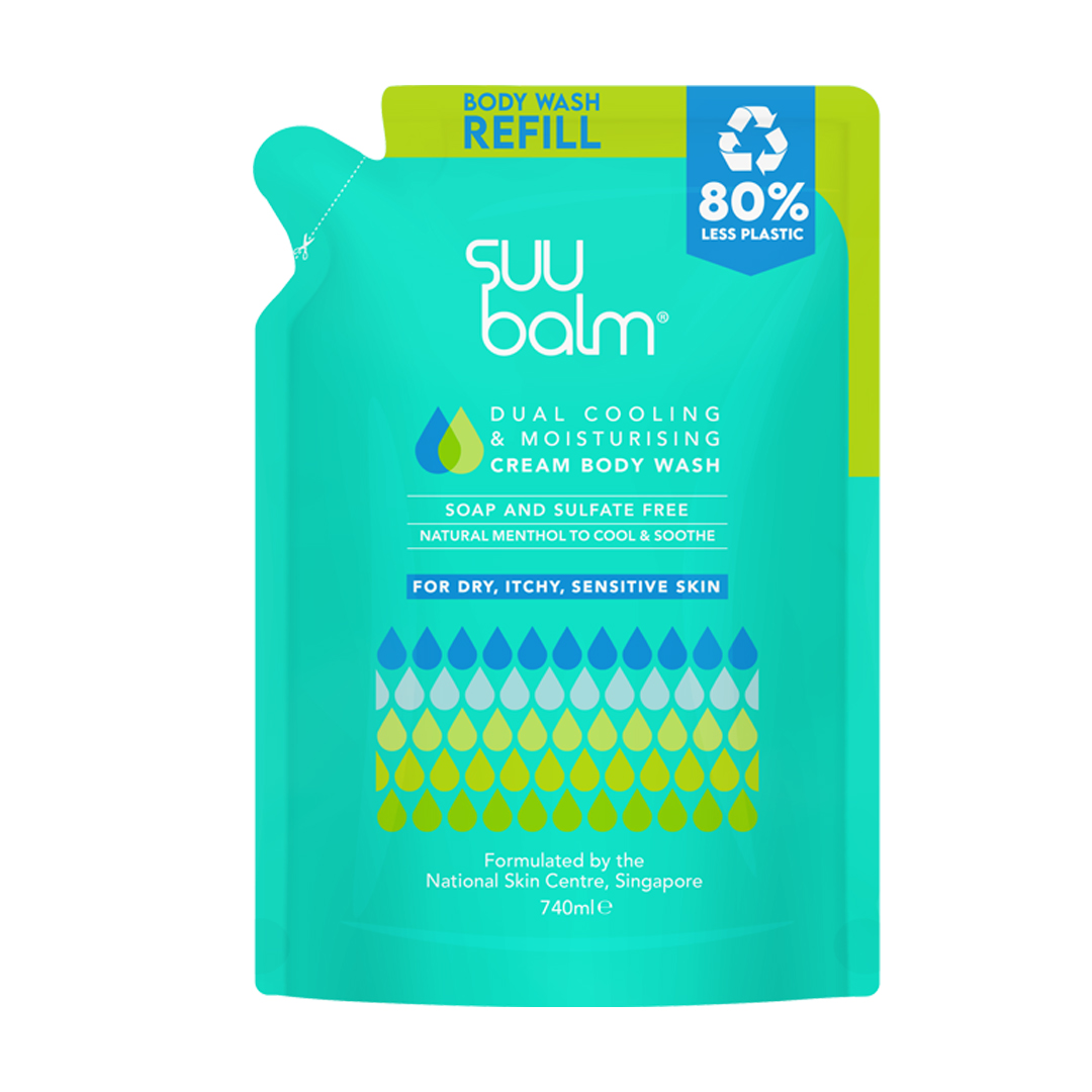 Suu Balm Dual Cooling and Moisturising Cream Body Wash Refill Pack  *20% OFF 2 Items purchased