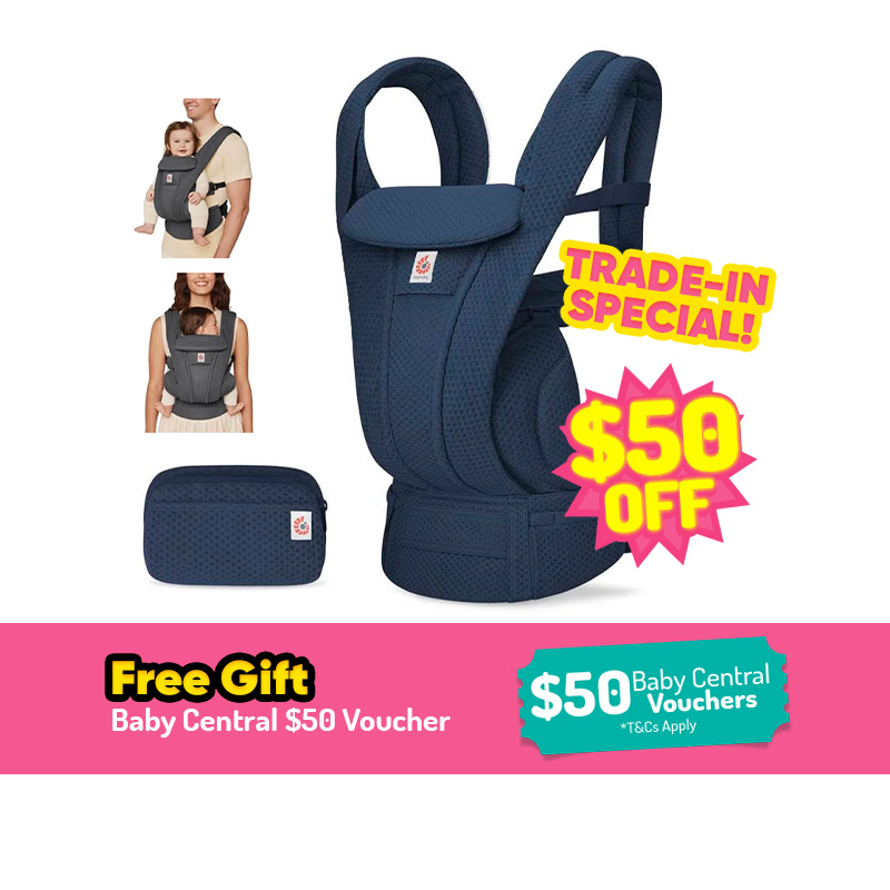 [TRADE-IN SPECIAL] Ergobaby Omni Deluxe Mesh Carrier + FREE GIFT