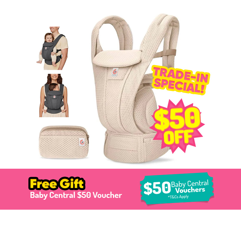 [TRADE-IN SPECIAL] Ergobaby Omni Deluxe Mesh Carrier + FREE GIFT