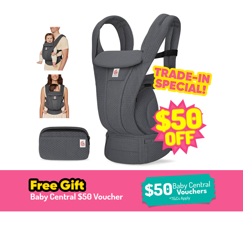 [TRADE-IN SPECIAL] Ergobaby Omni Deluxe Mesh Carrier + FREE GIFT