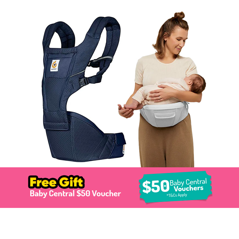 Ergobaby Alta Hip Seat Baby Carrier + FREE GIFT