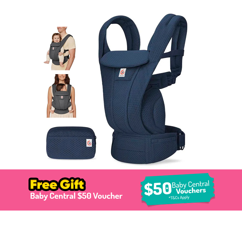 Ergobaby Omni Deluxe Mesh Carrier + FREE GIFT
