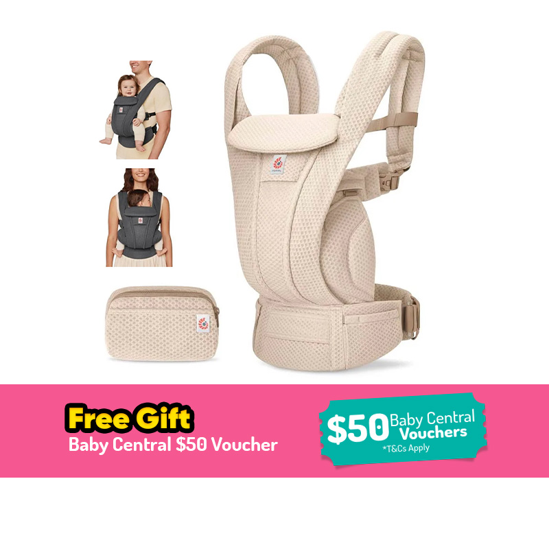 Ergobaby Omni Deluxe Mesh Carrier + FREE GIFT