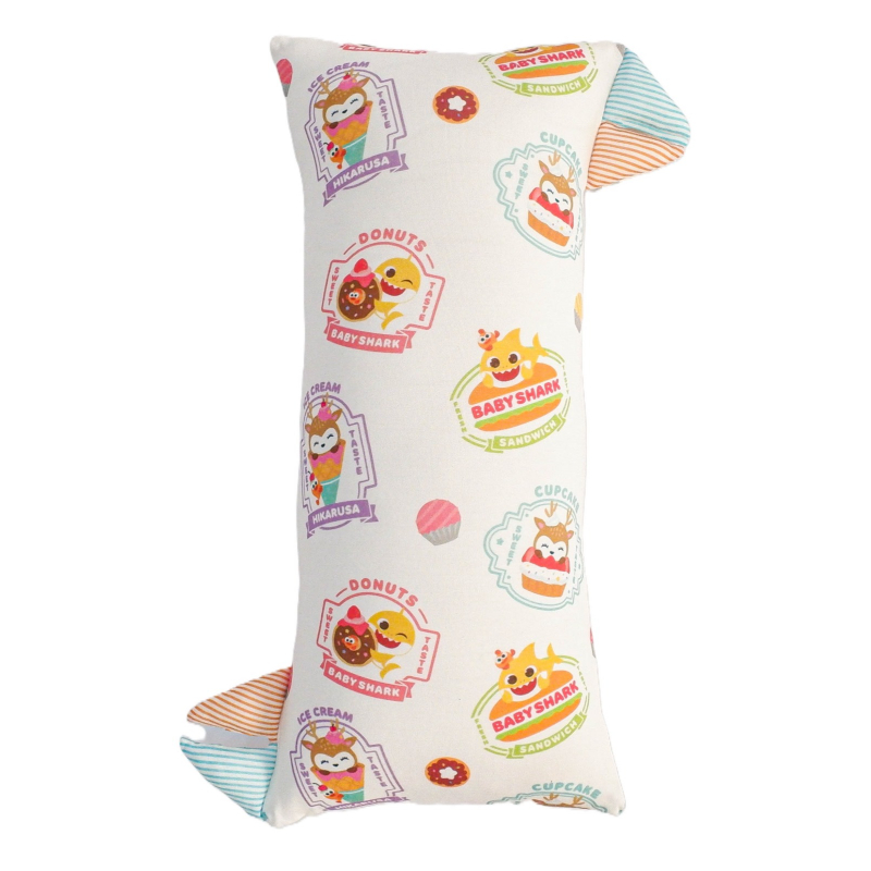 Sleepy Bumm X Hikarusa Baby Shark Stamp (White) Bolster