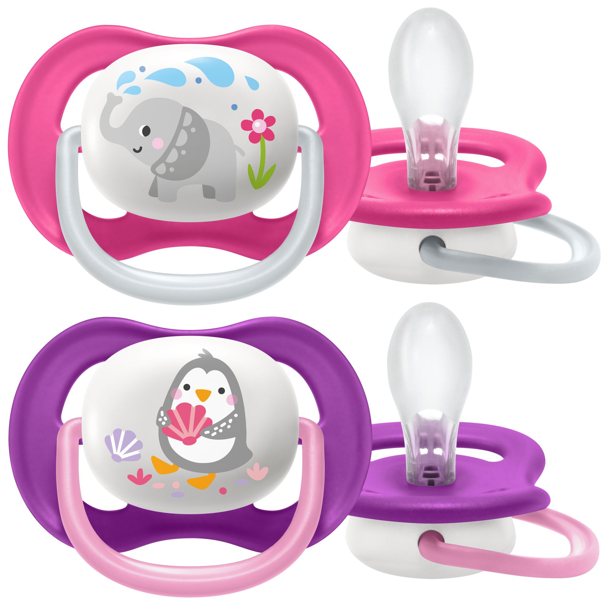 Philips Avent Entry Ultra Air Soother 0-6M/6-18M (Twin Pack) SCF080/05-08
