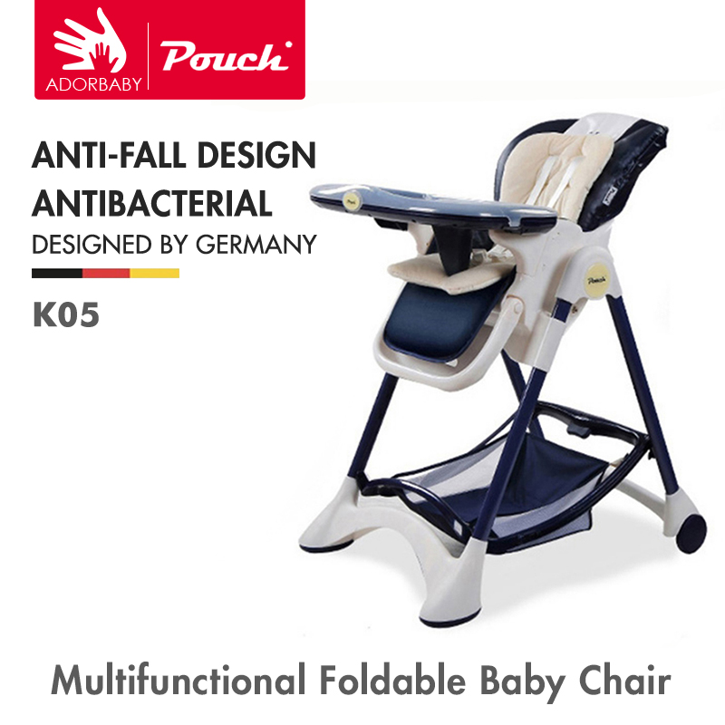 Pouch Anti-Fall Design Antibacterial Multifunctional Foldable Baby Chair K05 + FREE Kids Mask x 1 Box (While stock last)