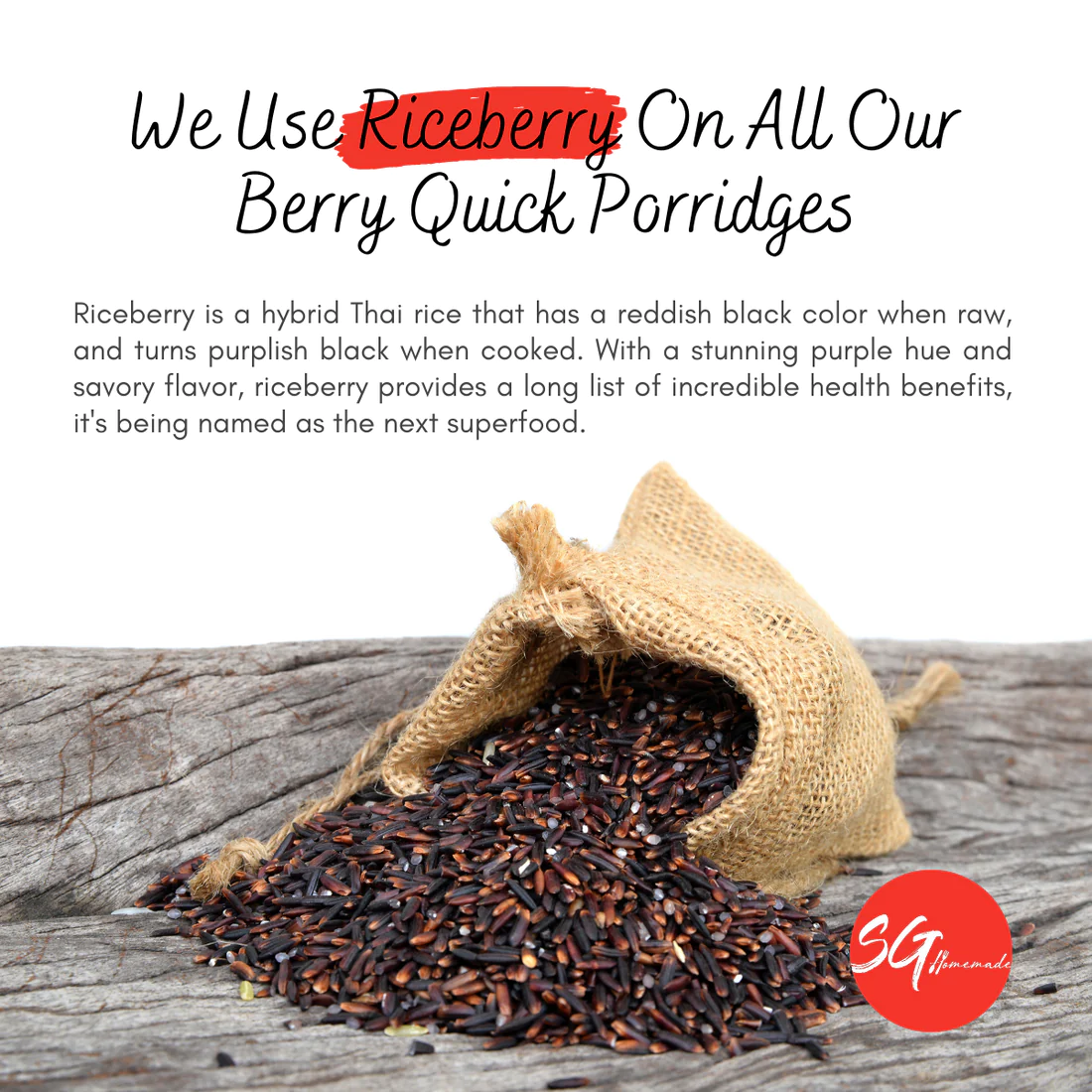 SG Homemade Berry Quick Porridge ABC