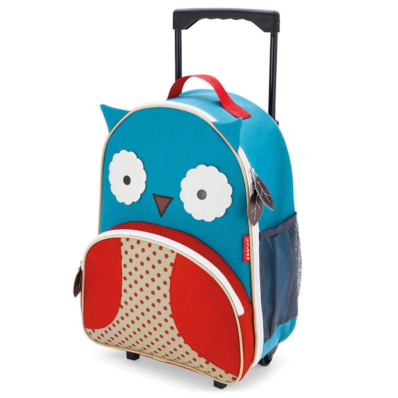 Skip Hop Zoo Kids Rolling Luggage - Owl