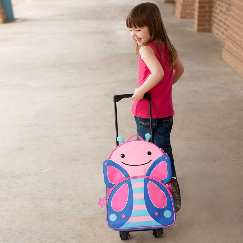 butterfly rolling luggage