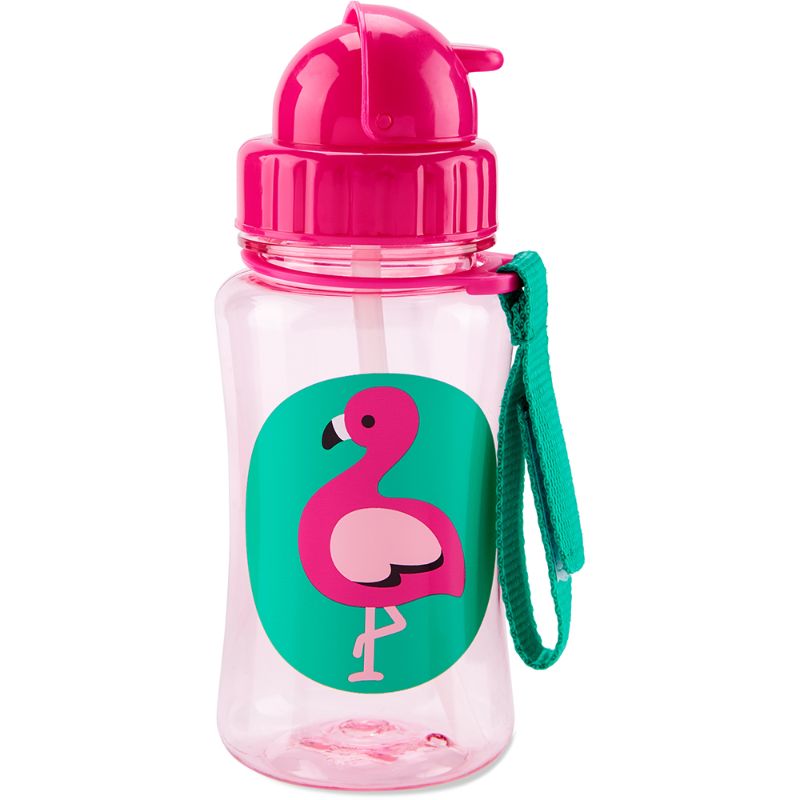 baby-fair Skip Hop Zoo Straw Bottle - Flamingo