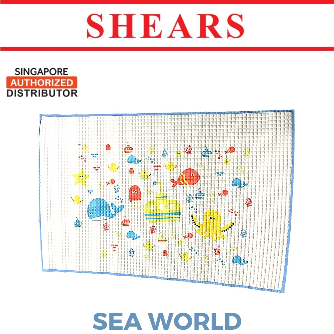Shears Baby Changing Mat Air Bubbles Cot Sheet Sea World