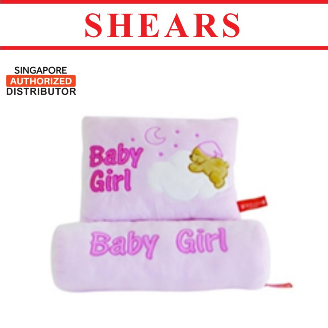 SHEARS Baby Pillow & Bolster Set for Baby Girl