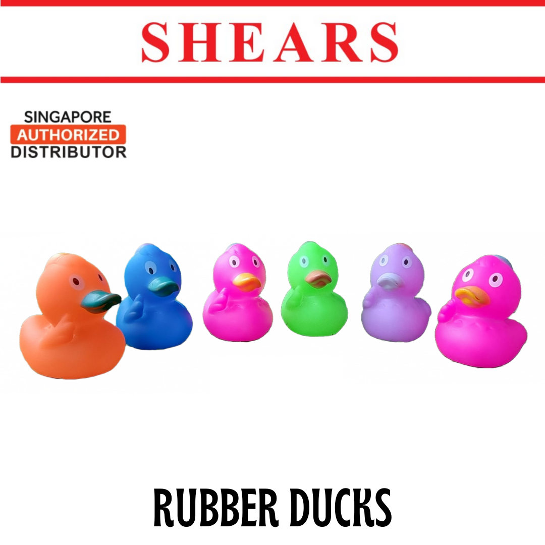 Shears Baby Toy Toddler Bath Toy 6pcs Rubber Duck