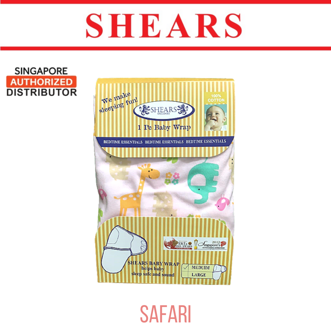 SHEARS Baby Wrap M SIZE Suit for 0 to 6  MONTHS SAFARI