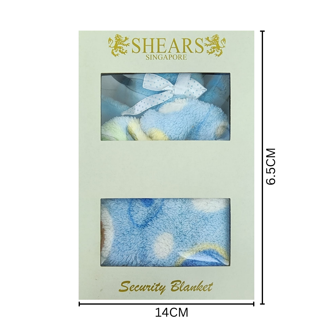 Shears Security Blanket BEAR BLUE