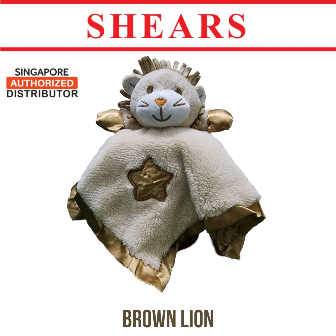 Shears Security Blanket LION BROWN