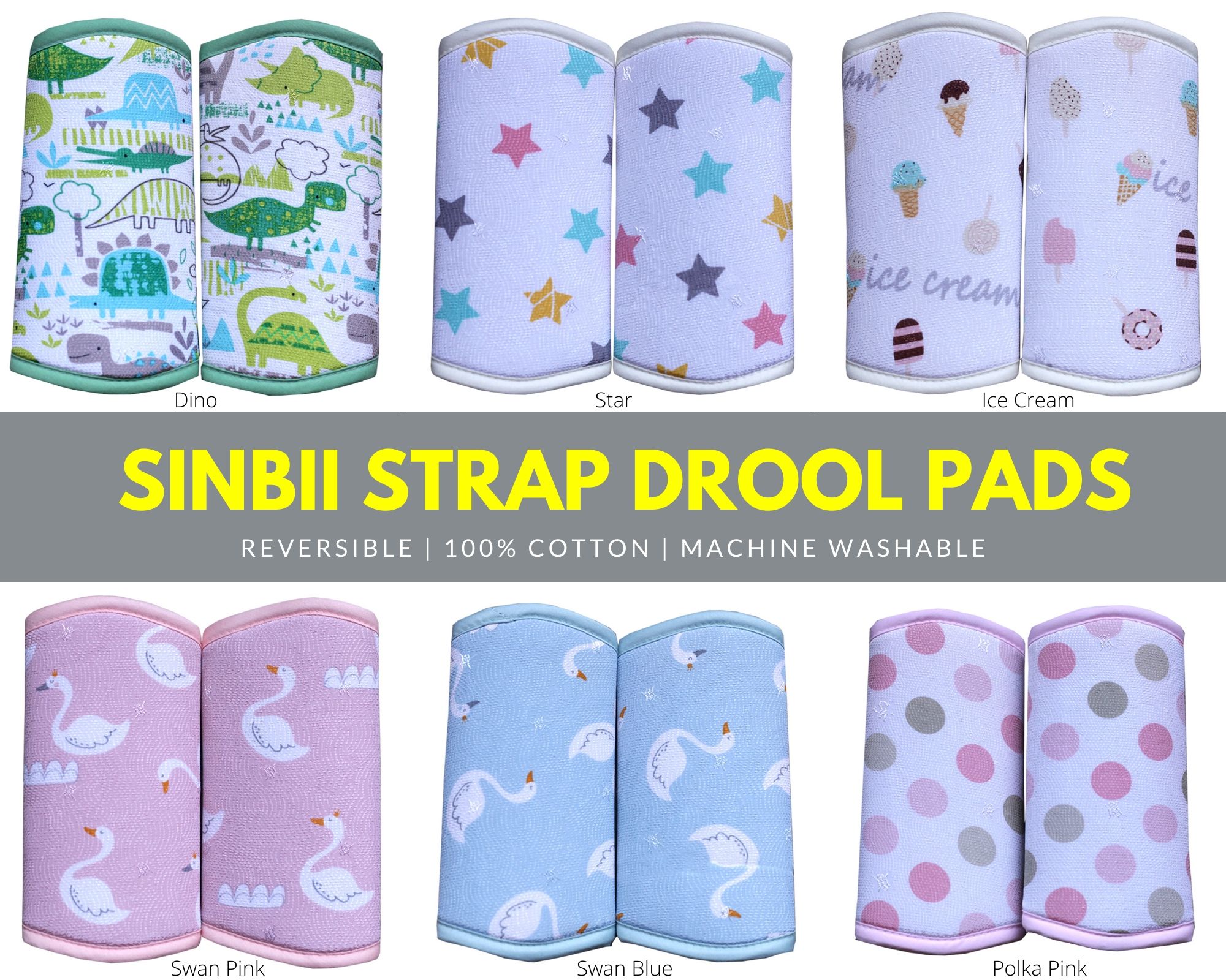 baby-fair SINBII Straps Drool pads A