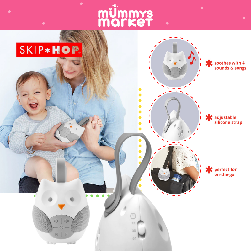  Skip Hop Portable Baby Soother, Stroll & Go, Owl : Baby