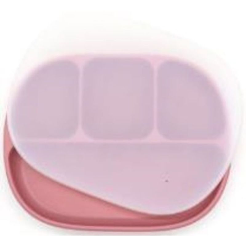 Snapkis Silicone Suction Plate w/ Divider (Assorted Colors)
