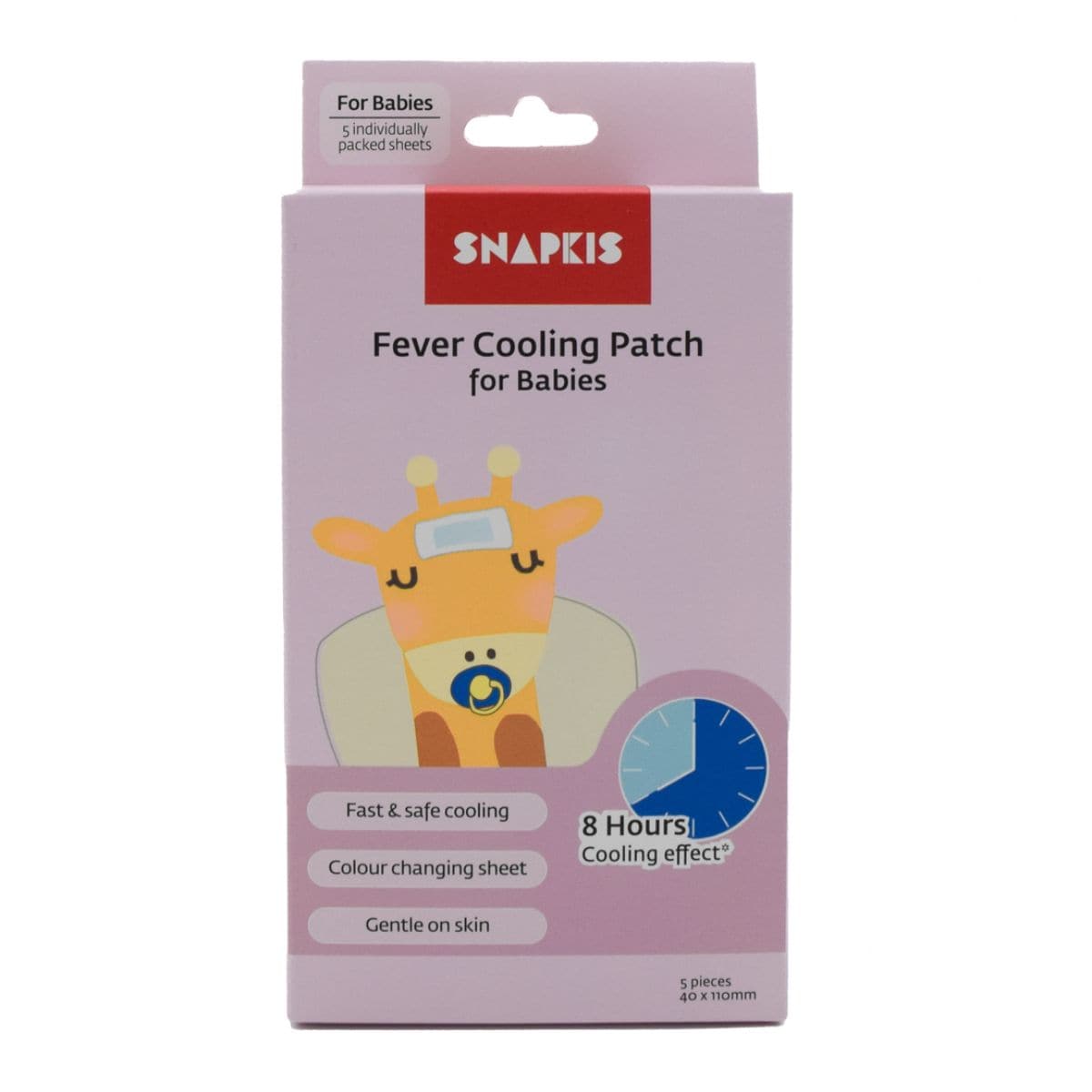 (Bundle of 2) Snapkis Fever Cooling Patch For Babies 5s