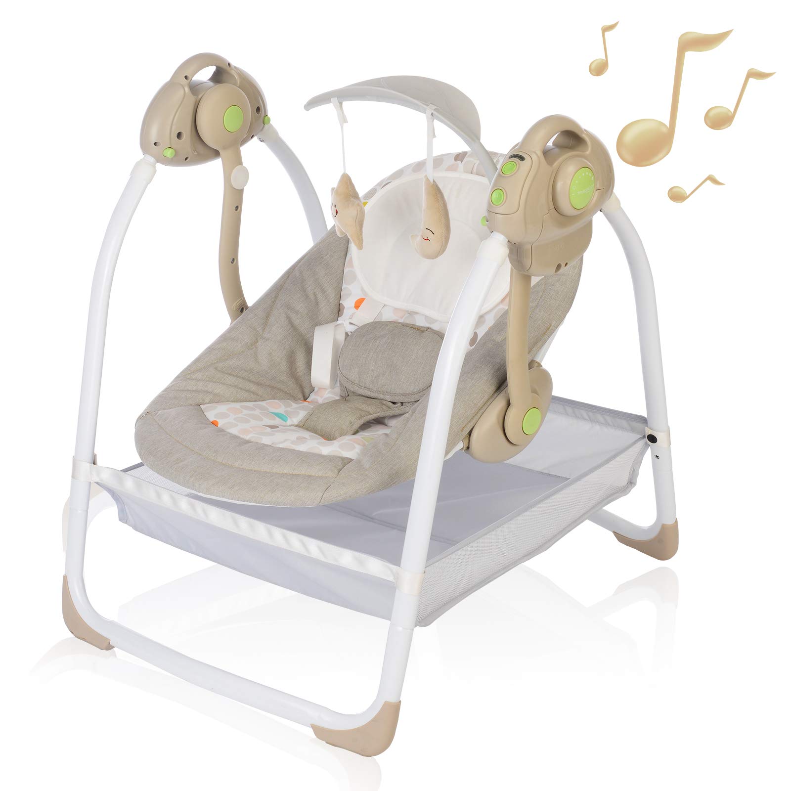 Momobebe Electric Automatic Rocking Chair  with 6 Speeds (60minutes timer)