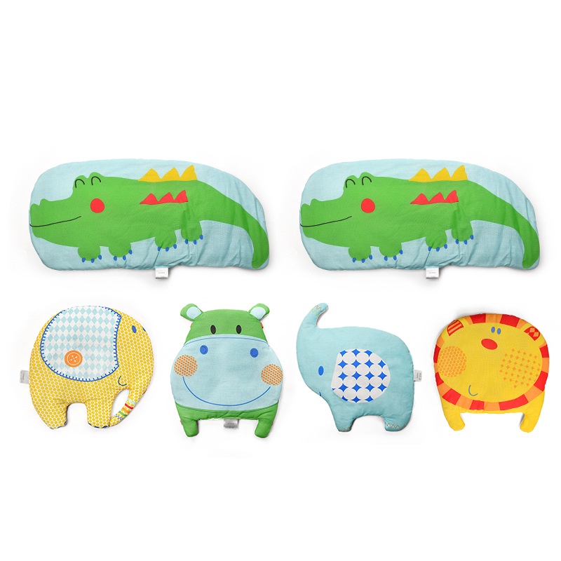 Momobebe 6pcs 2in1 Baby Bed Bumper 3D soft cute animals colorful