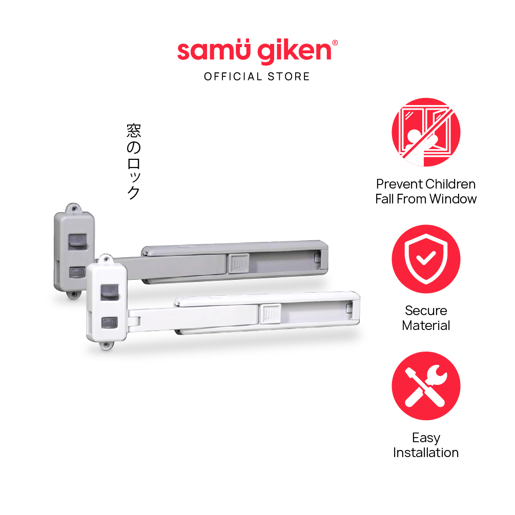 Samu Giken Safety Lock, Window Lock, Model: 3301