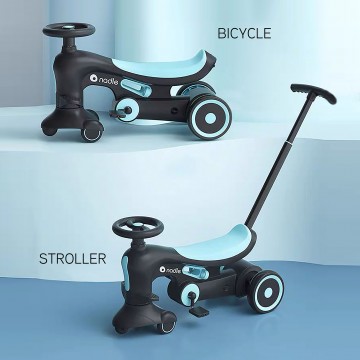 Lucky Baby 4 In 1 Multifunctional Twist Trike - Blue