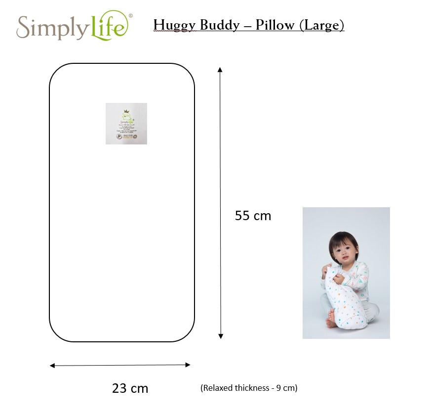Simply Life Bamboo Large size Rectangle Huggy Buddy - 55cm x 24cm_SLLH-LargeHB