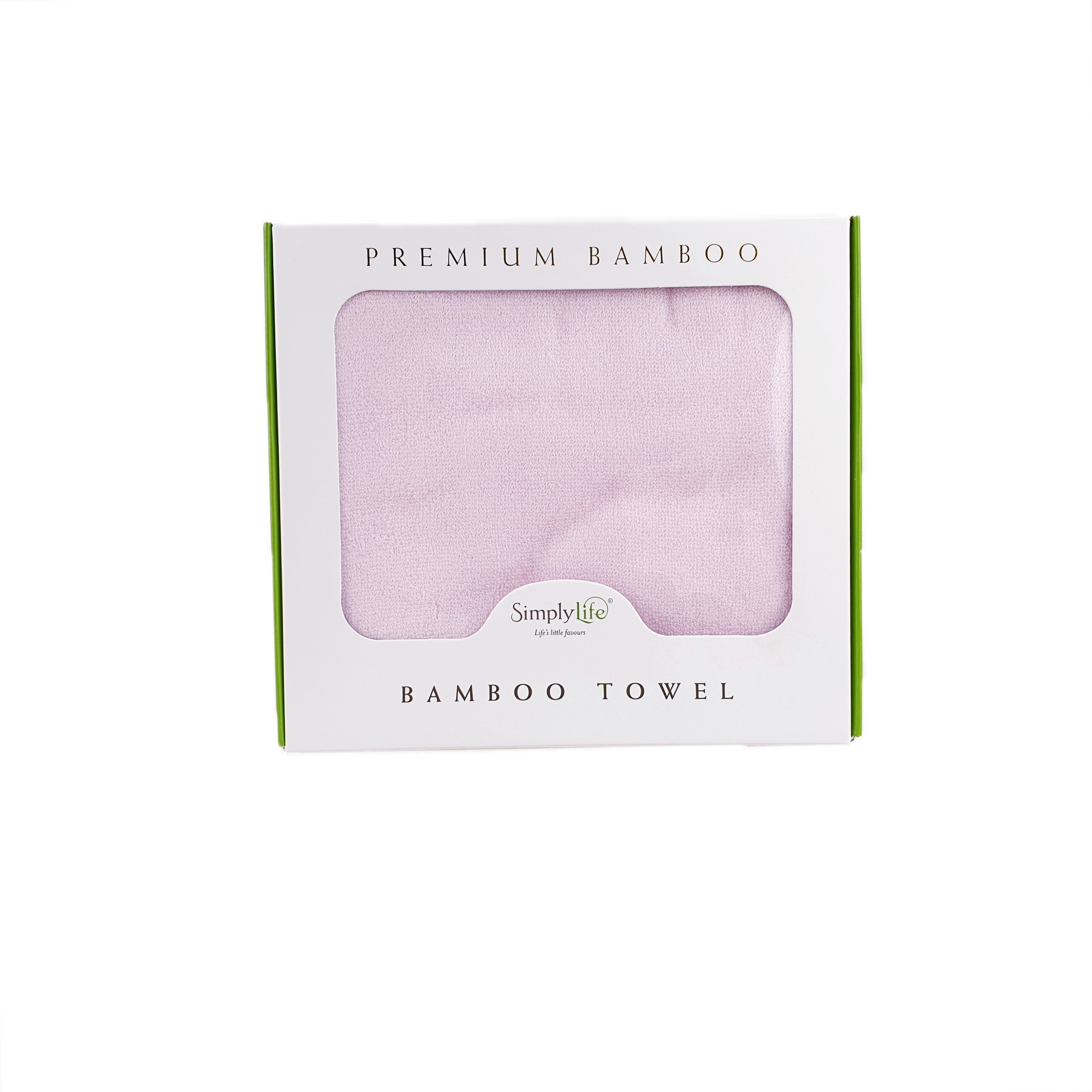 Simply Life Children Plain Premium  Bamboo Towel (60cm x 120cm) Pink (SLTW-288PP)