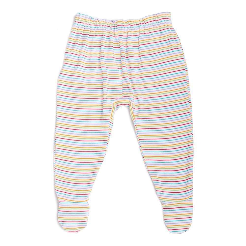 Simply Life Bamboo Long Pants with Footie Strips