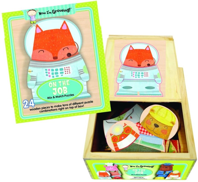 Innovative Kids Now I'm Growing! Mix & Match Puzzles: On the Job
