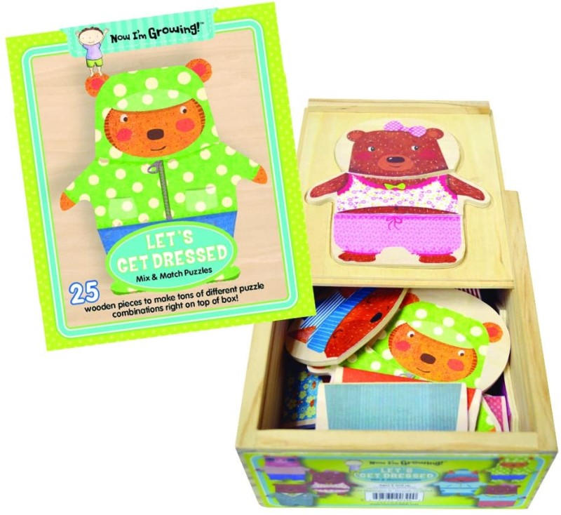 Innovative Kids Now I'm Growing! Mix & Match Puzzles: Let	's Get Dressed