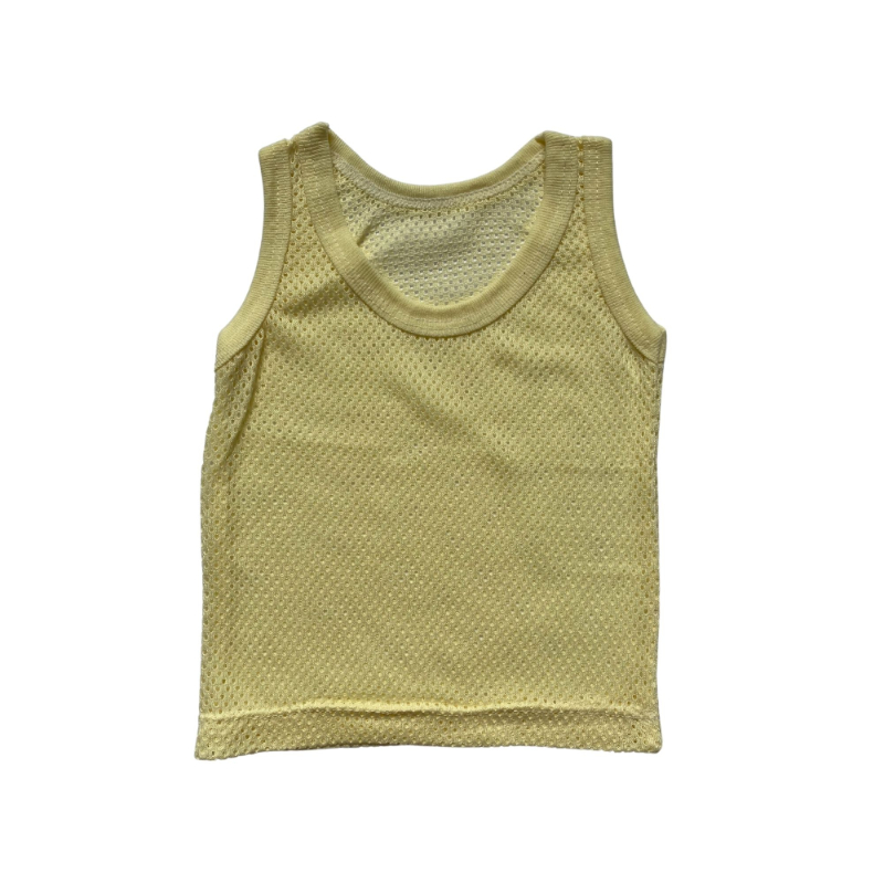 Power Kids Net Singlet - Yellow