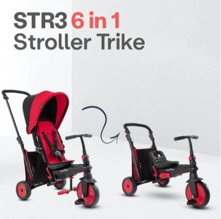 SmarTrike R3 5-in-1 Stroller Trike Plus Red